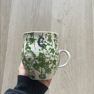 Anthropologie Homegrown Monogram Mug